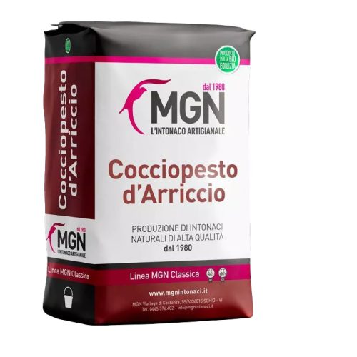 Cocciopesto gépi alapvakolat
